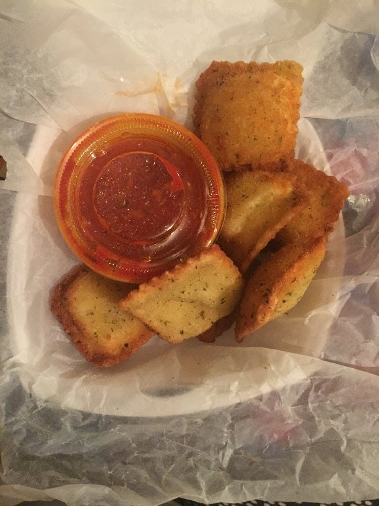 Fried Cheese Ravioli.