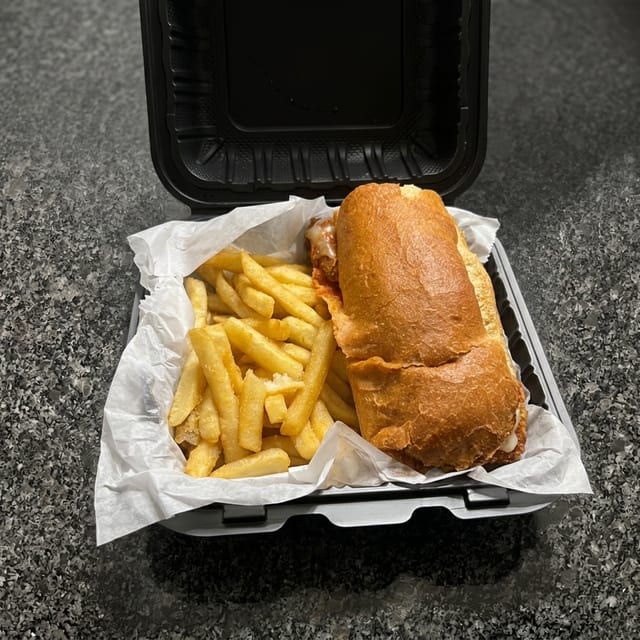 Chicken Parm Sub.