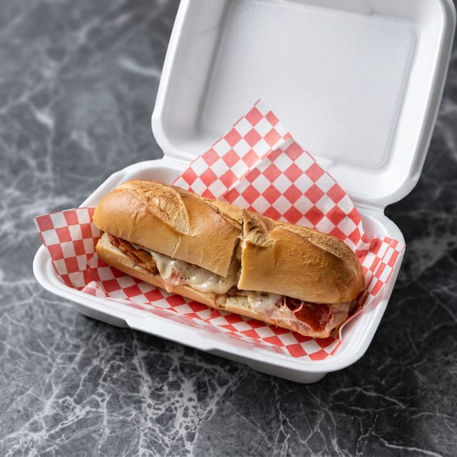 Veal Parm Sub.